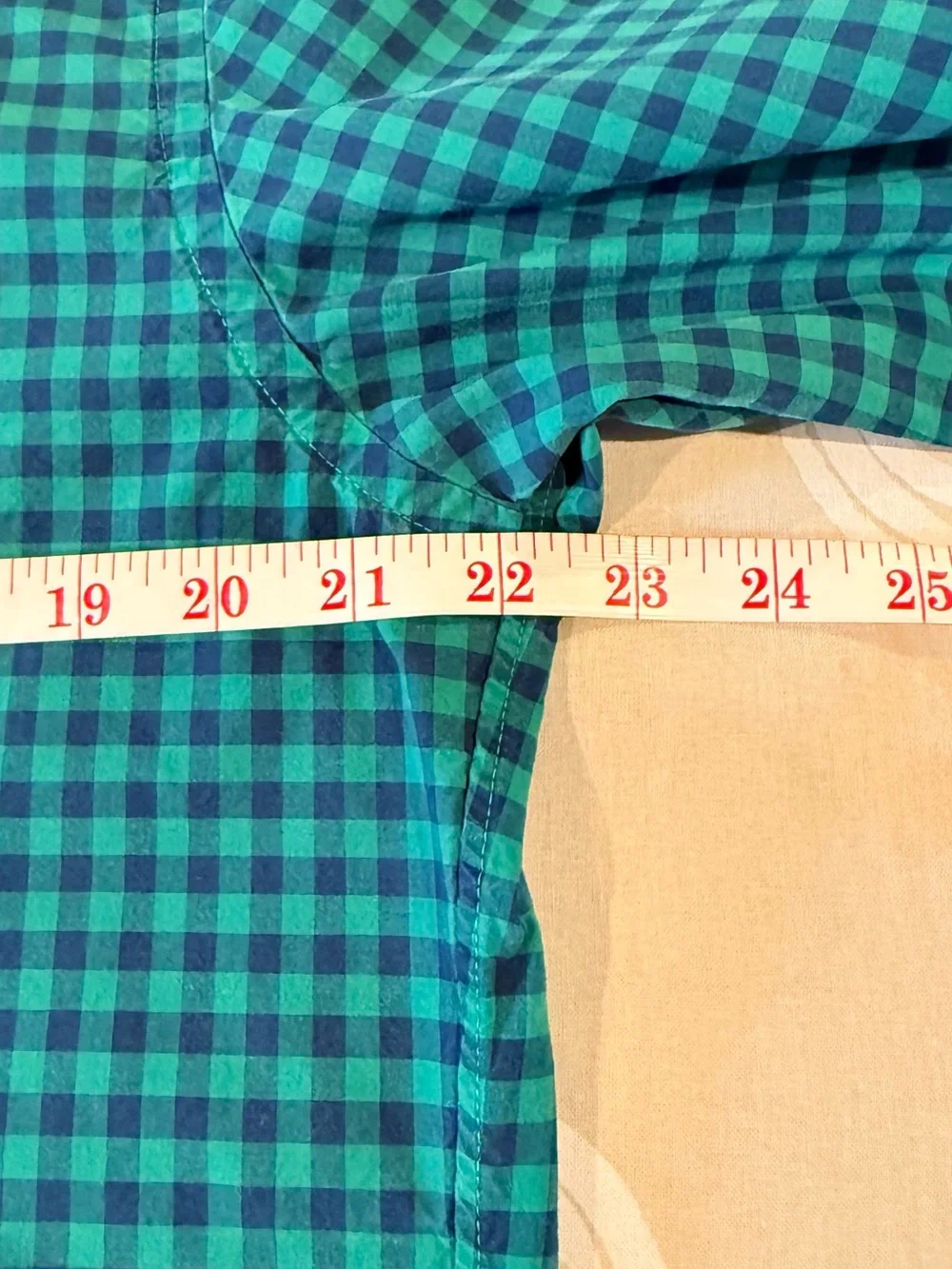 J. Crew Men's Green and Black Check Button-Down Shirt